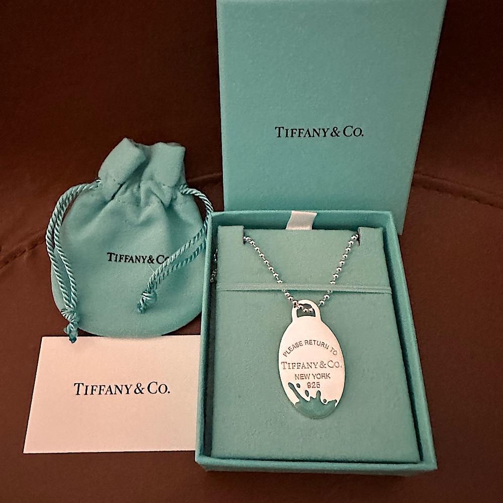 Tiffany & Co. Return to Tiffany Color Splash Tiffany Blue Pendant Necklace